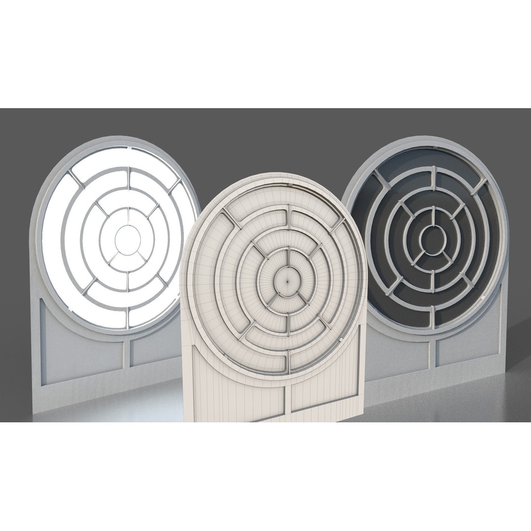 CloudCity Upper Corridors 3D Model – Low Poly Sci-Fi Assets, FBX - View 48