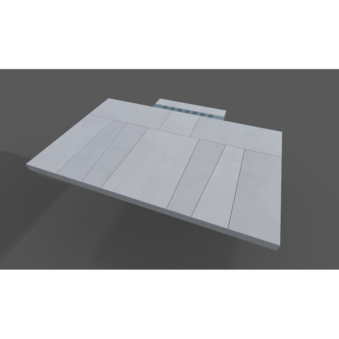 CloudCity Upper Corridors 3D Model – Low Poly Sci-Fi Assets, FBX - View 58