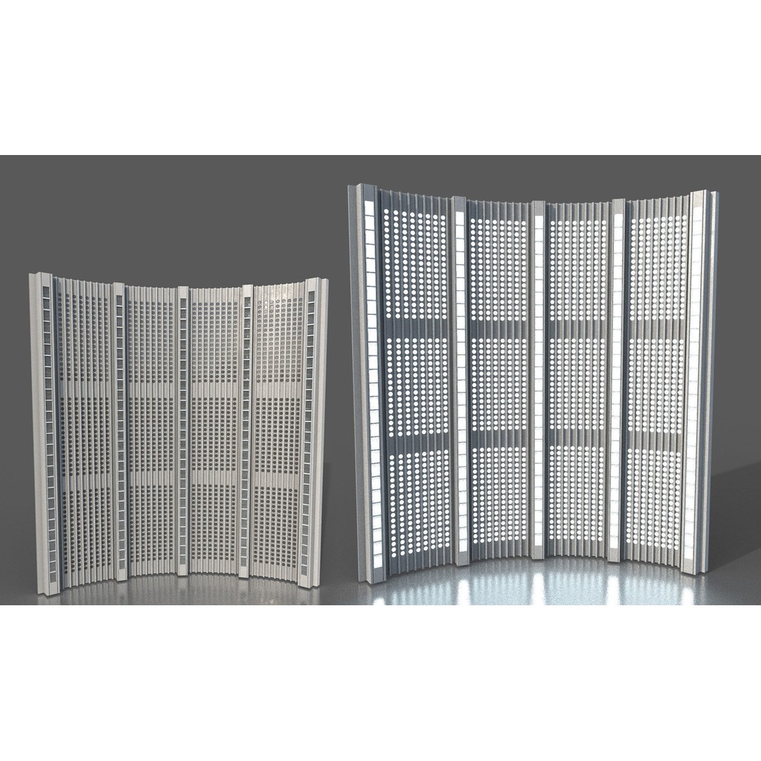 CloudCity Upper Corridors 3D Model – Low Poly Sci-Fi Assets, FBX - View 70