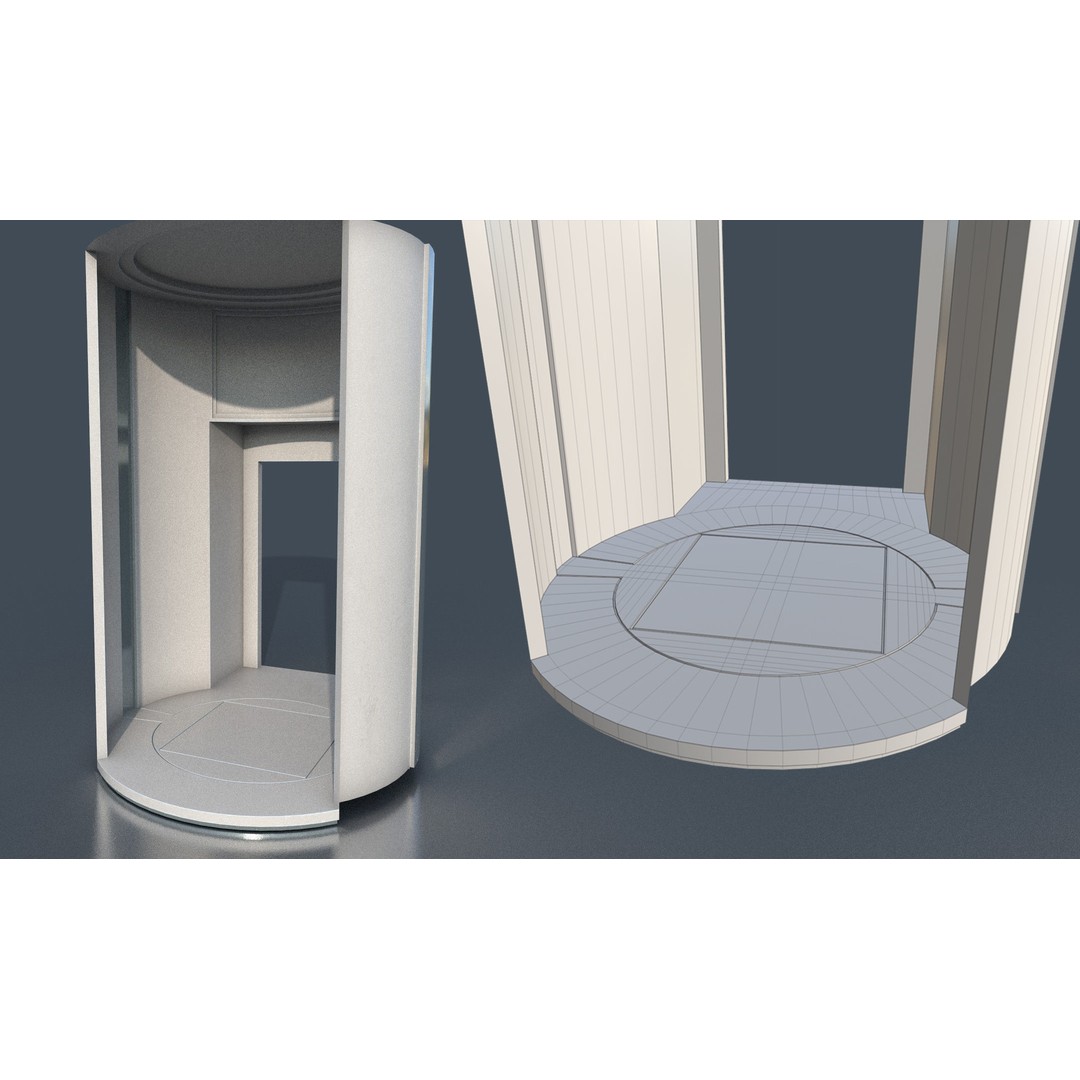 CloudCity Upper Corridors 3D Model – Low Poly Sci-Fi Assets, FBX - View 72