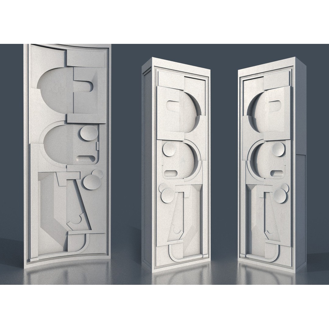 CloudCity Upper Corridors 3D Model – Low Poly Sci-Fi Assets, FBX - View 87