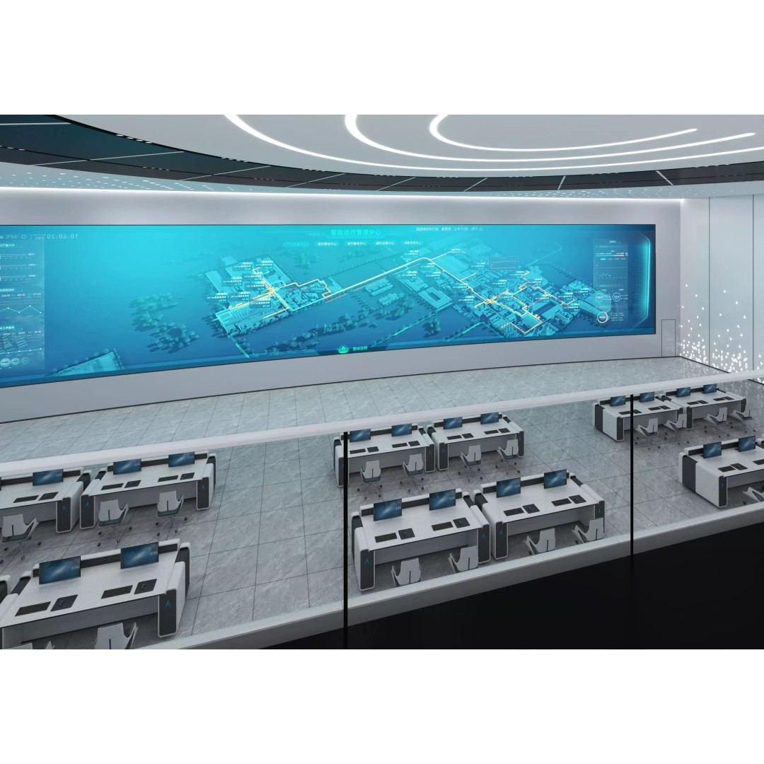 Control Room 3D Model – Low Poly Architectural Asset, FBX & OBJ - View 11