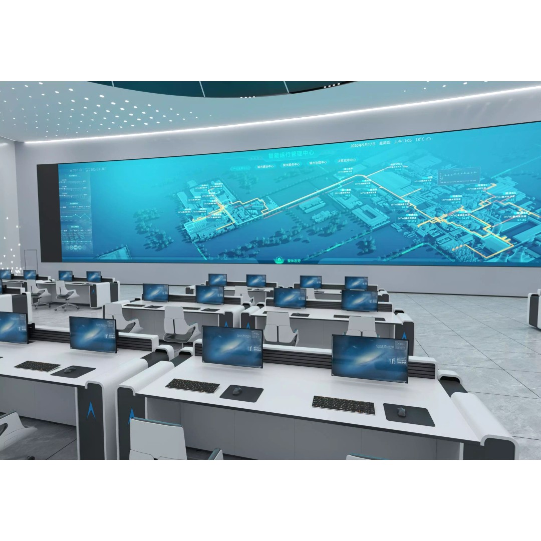 Control Room 3D Model – Low Poly Architectural Asset, FBX & OBJ - View 7