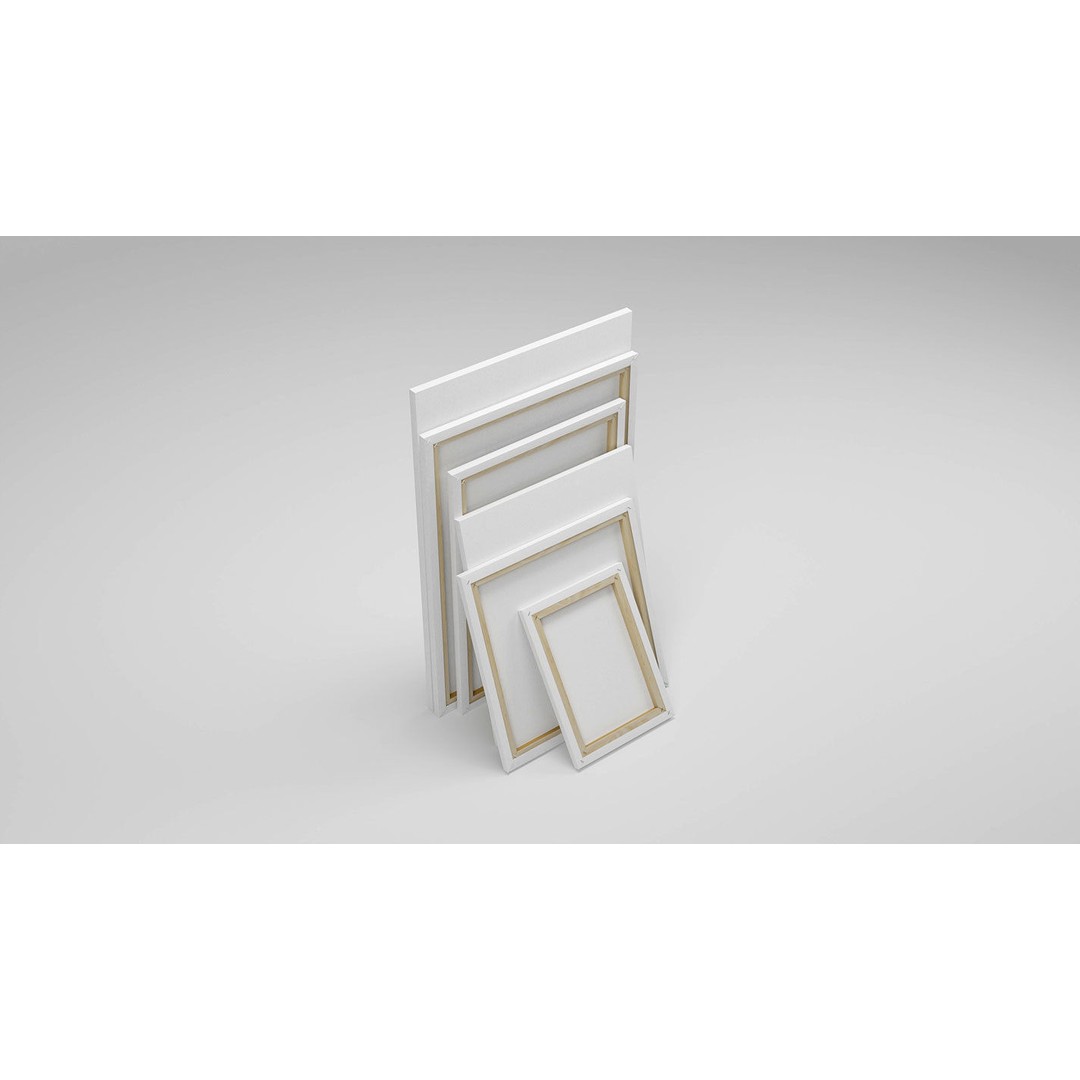 Painting Canvases 3D Model – Low Poly Collection for Art Display, FBX - View 38