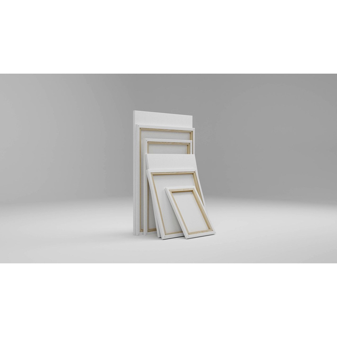 Painting Canvases 3D Model – Low Poly Collection for Art Display, FBX - View 39