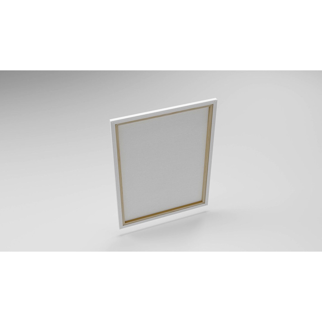 Painting Canvases 3D Model – Low Poly Collection for Art Display, FBX - View 9
