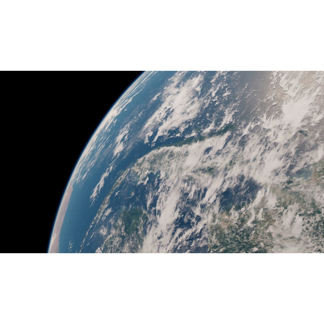 Earth 3D Model – Photorealistic Low-Poly Asset with 16K Textures - View 11