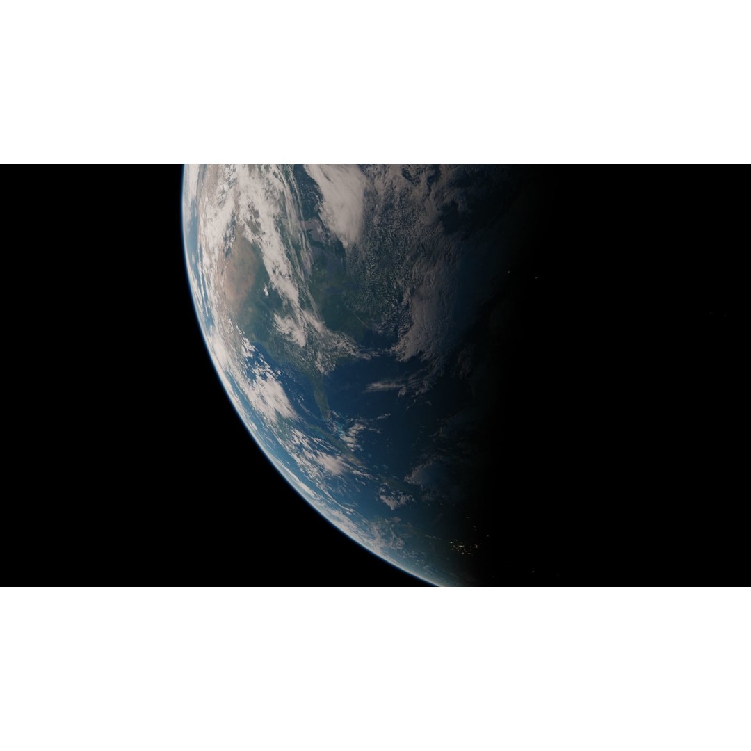 Earth 3D Model – Photorealistic Low-Poly Asset with 16K Textures - View 15