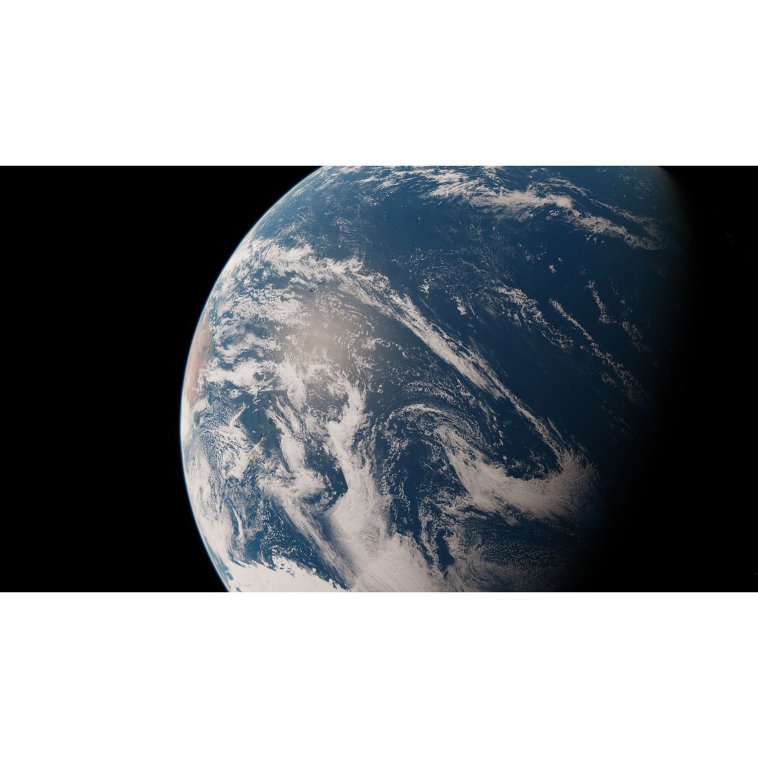 Earth 3D Model – Photorealistic Low-Poly Asset with 16K Textures - View 17