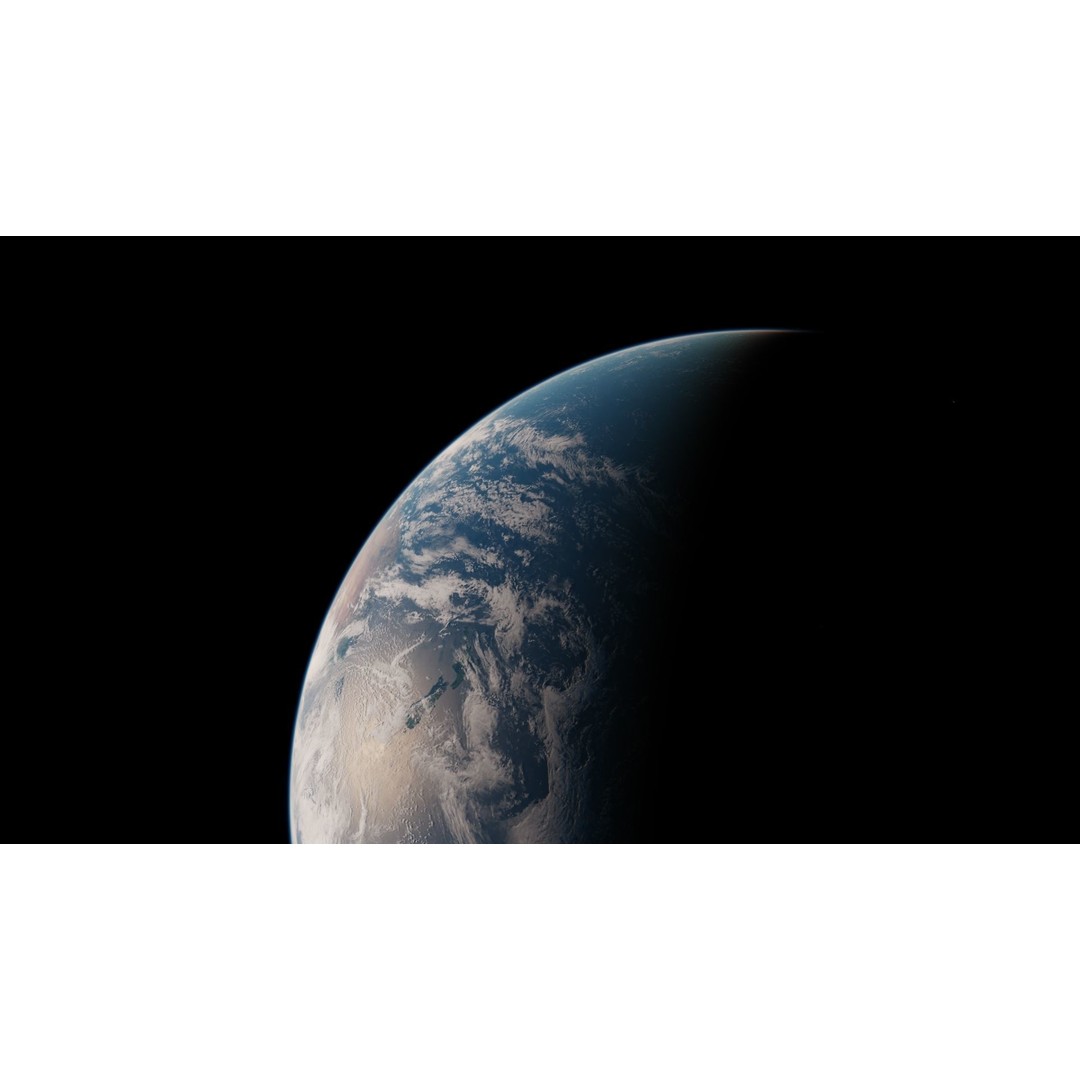 Earth 3D Model – Photorealistic Low-Poly Asset with 16K Textures - View 21