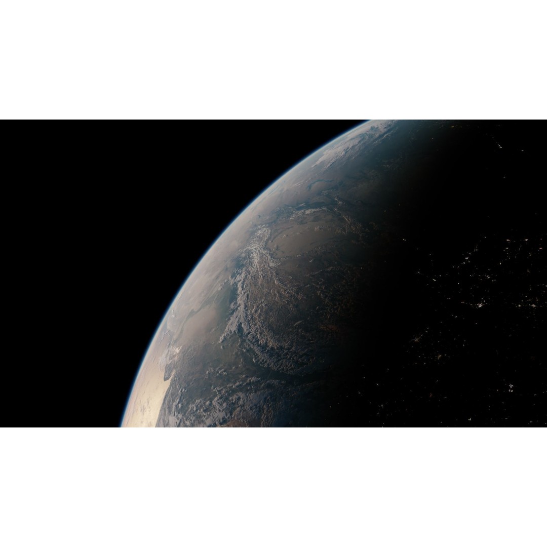 Earth 3D Model – Photorealistic Low-Poly Asset with 16K Textures - View 29