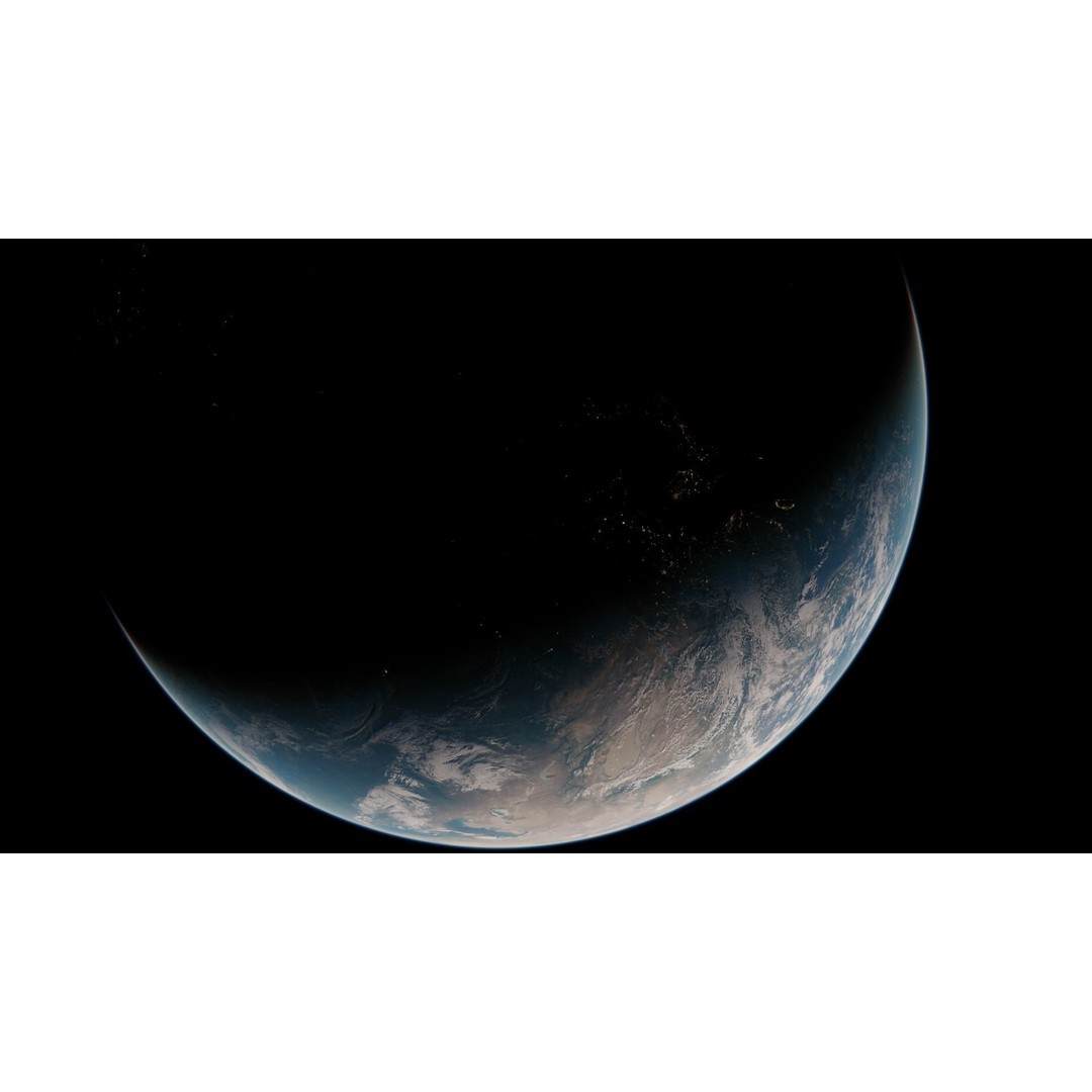 Earth 3D Model – Photorealistic Low-Poly Asset with 16K Textures - View 32