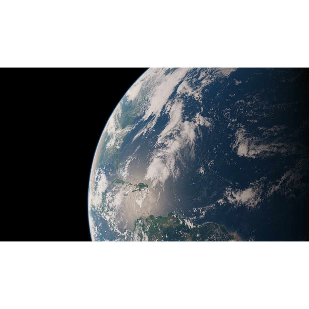Earth 3D Model – Photorealistic Low-Poly Asset with 16K Textures - View 33
