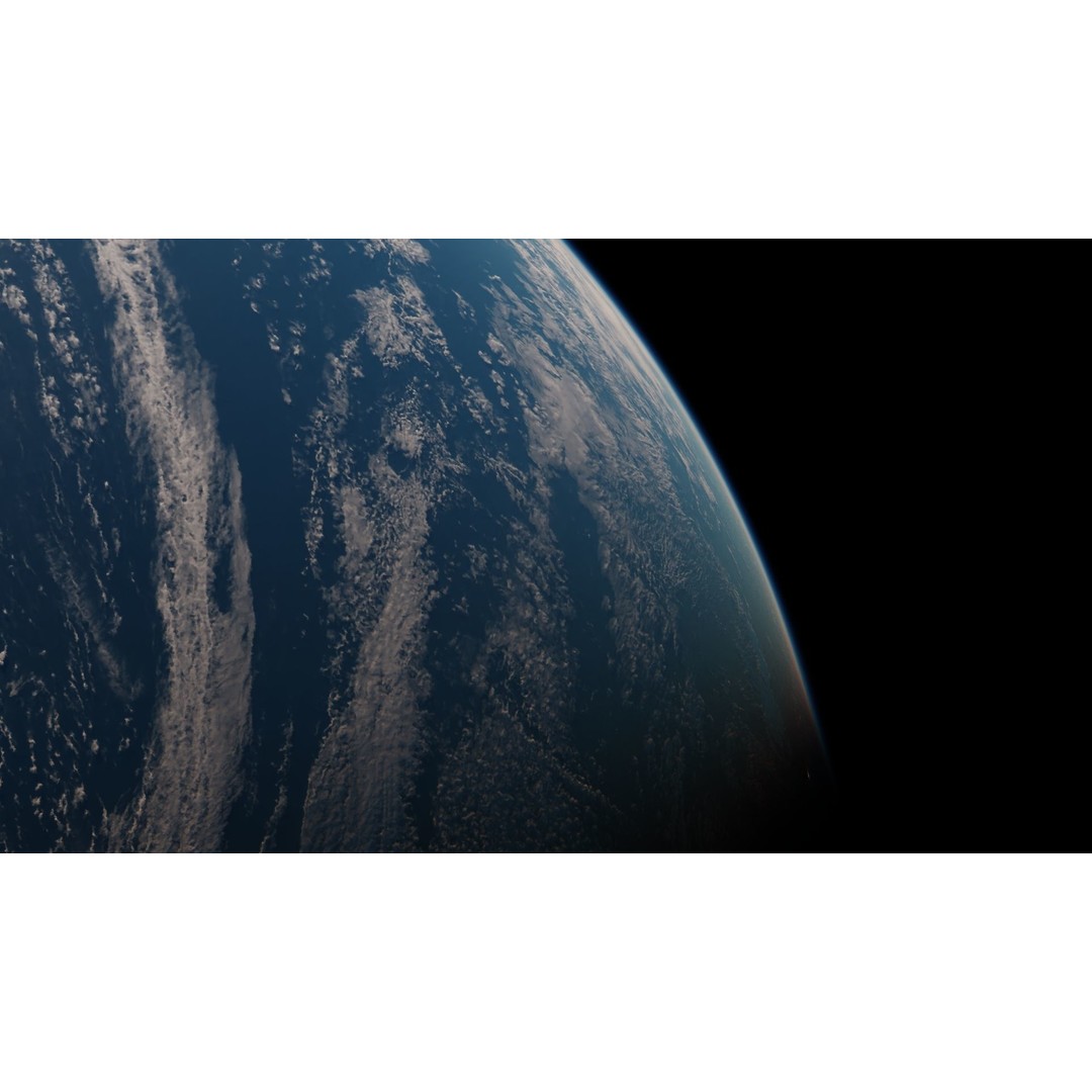 Earth 3D Model – Photorealistic Low-Poly Asset with 16K Textures - View 9