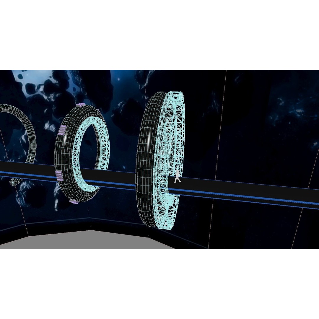Space Bridge 3D Model – High Poly Sci-Fi Asset, FBX, OBJ - View 12