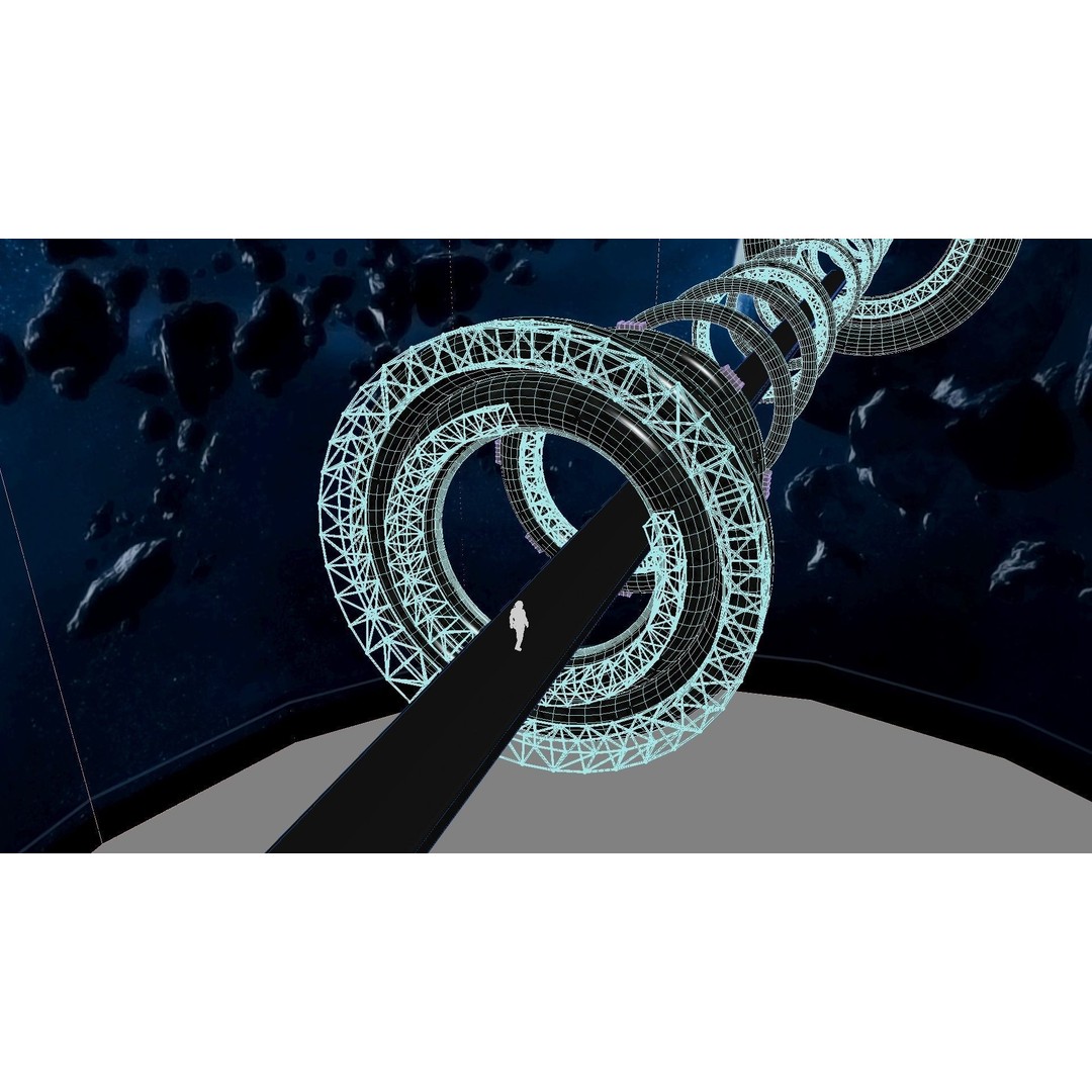 Space Bridge 3D Model – High Poly Sci-Fi Asset, FBX, OBJ - View 13