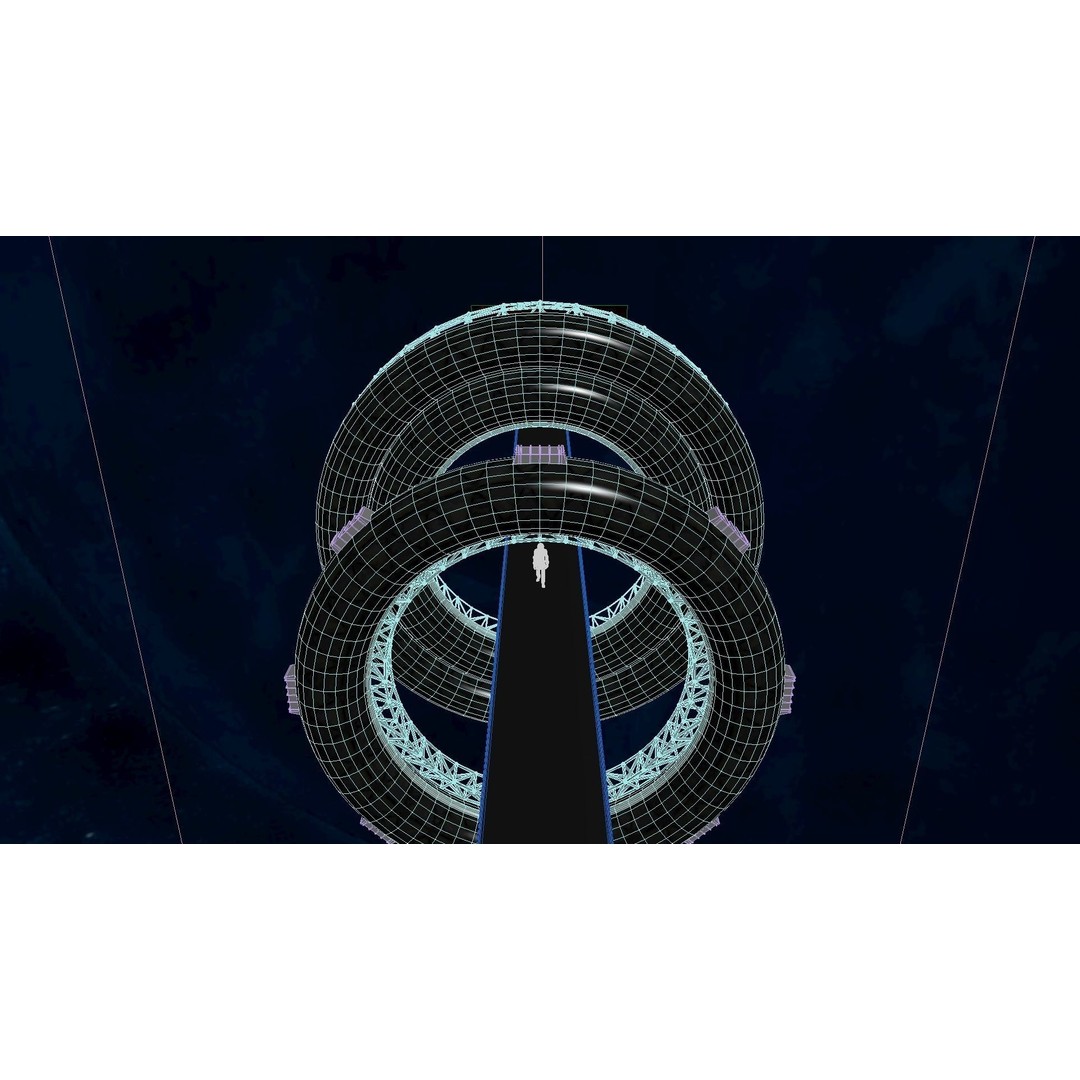 Space Bridge 3D Model – High Poly Sci-Fi Asset, FBX, OBJ - View 16