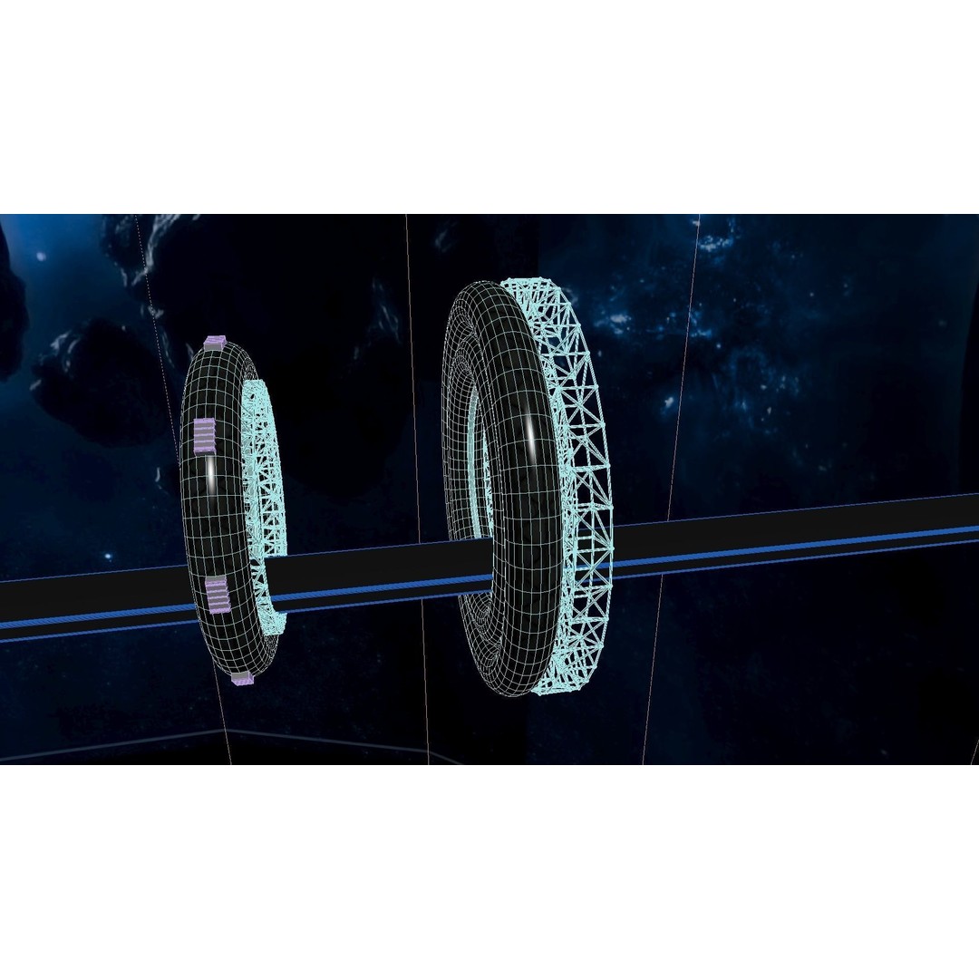 Space Bridge 3D Model – High Poly Sci-Fi Asset, FBX, OBJ - View 17