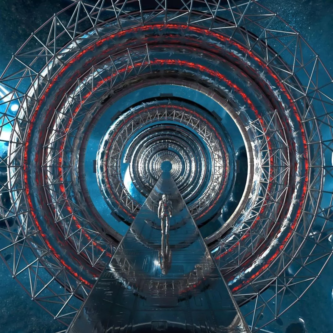 Space Bridge 3D Model – High Poly Sci-Fi Asset, FBX, OBJ - View 2