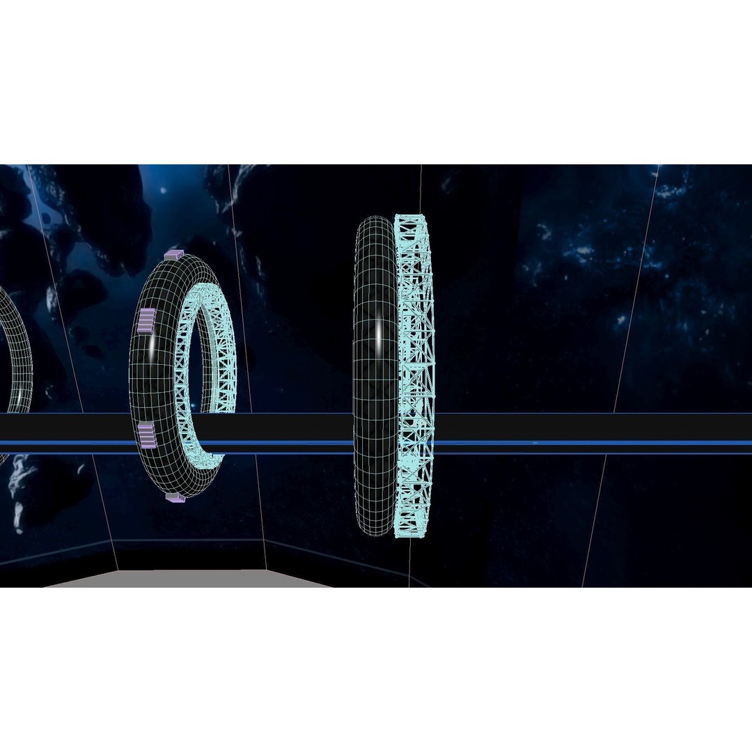 Space Bridge 3D Model – High Poly Sci-Fi Asset, FBX, OBJ - View 22