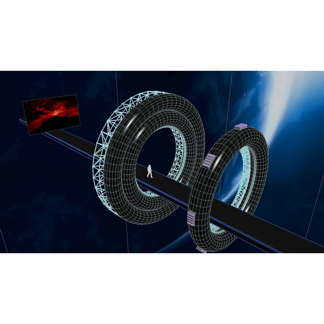 Space Bridge 3D Model – High Poly Sci-Fi Asset, FBX, OBJ - View 25