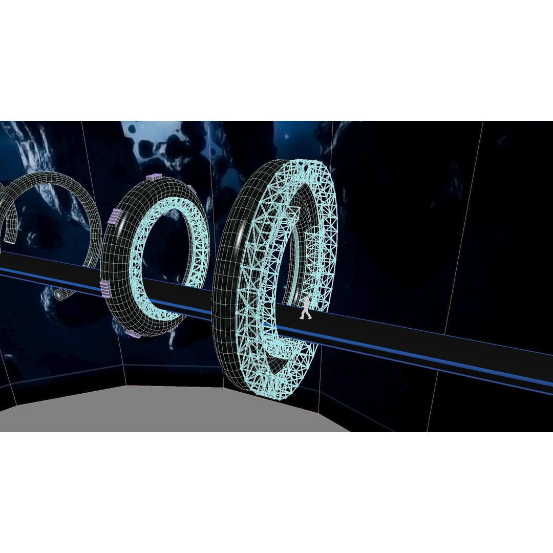 Space Bridge 3D Model – High Poly Sci-Fi Asset, FBX, OBJ - View 26