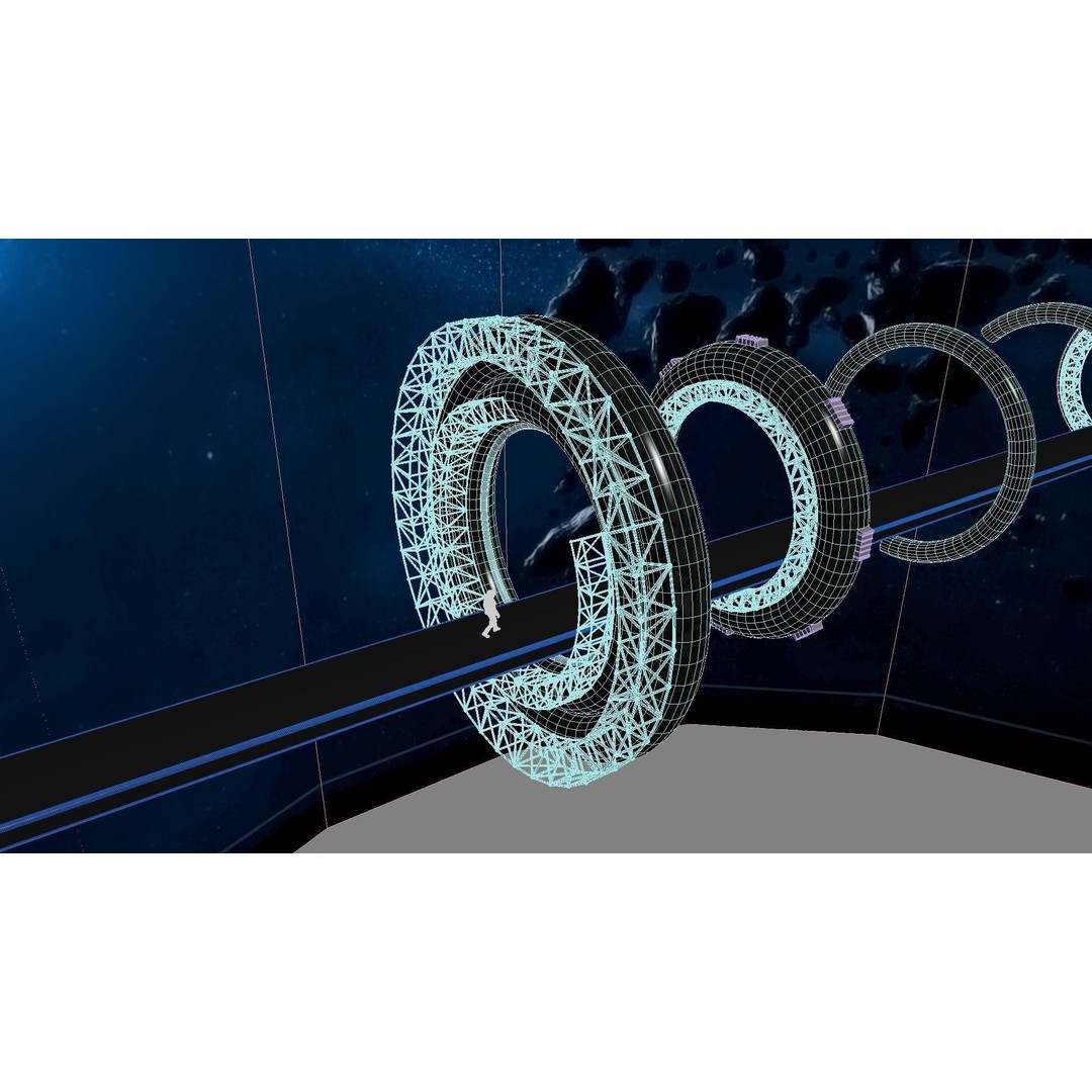Space Bridge 3D Model – High Poly Sci-Fi Asset, FBX, OBJ - View 27