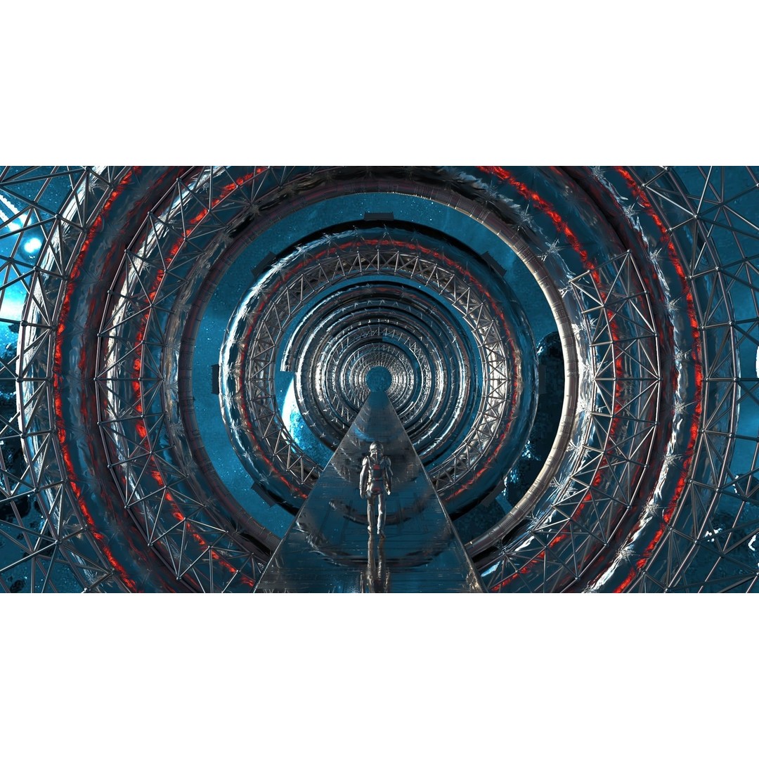 Space Bridge 3D Model – High Poly Sci-Fi Asset, FBX, OBJ - View 3