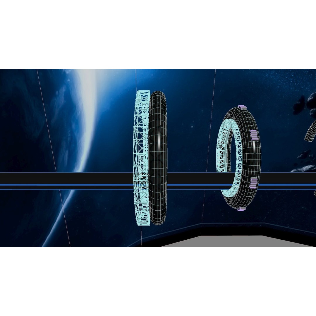 Space Bridge 3D Model – High Poly Sci-Fi Asset, FBX, OBJ - View 32