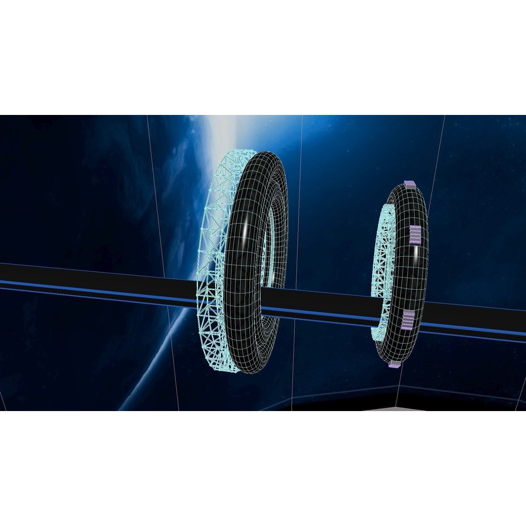Space Bridge 3D Model – High Poly Sci-Fi Asset, FBX, OBJ - View 33