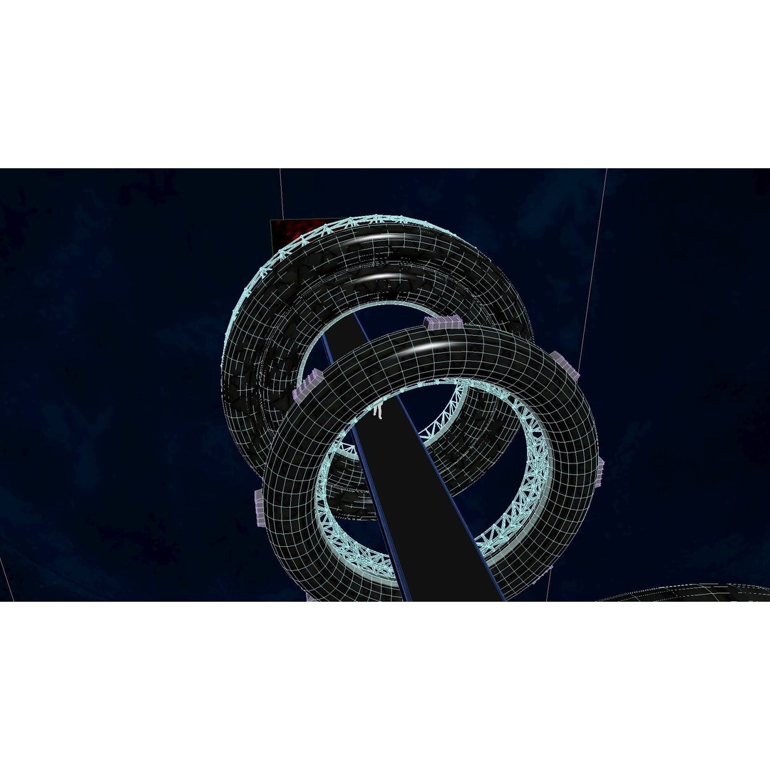 Space Bridge 3D Model – High Poly Sci-Fi Asset, FBX, OBJ - View 34