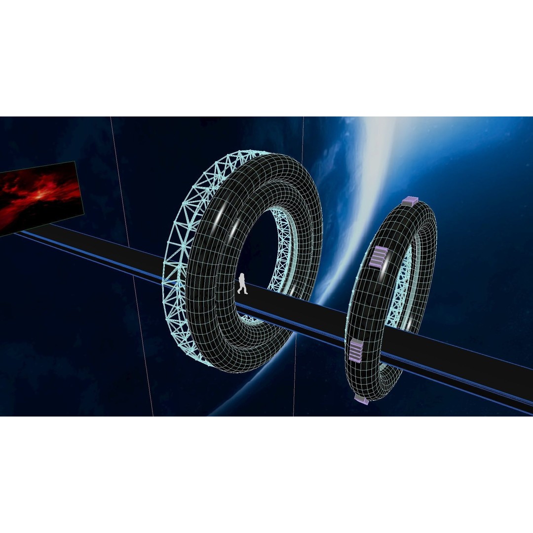 Space Bridge 3D Model – High Poly Sci-Fi Asset, FBX, OBJ - View 35