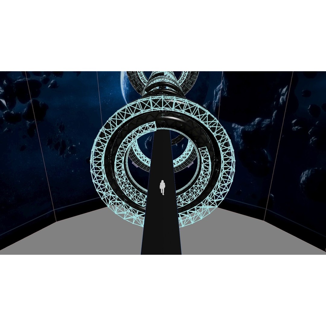 Space Bridge 3D Model – High Poly Sci-Fi Asset, FBX, OBJ - View 39