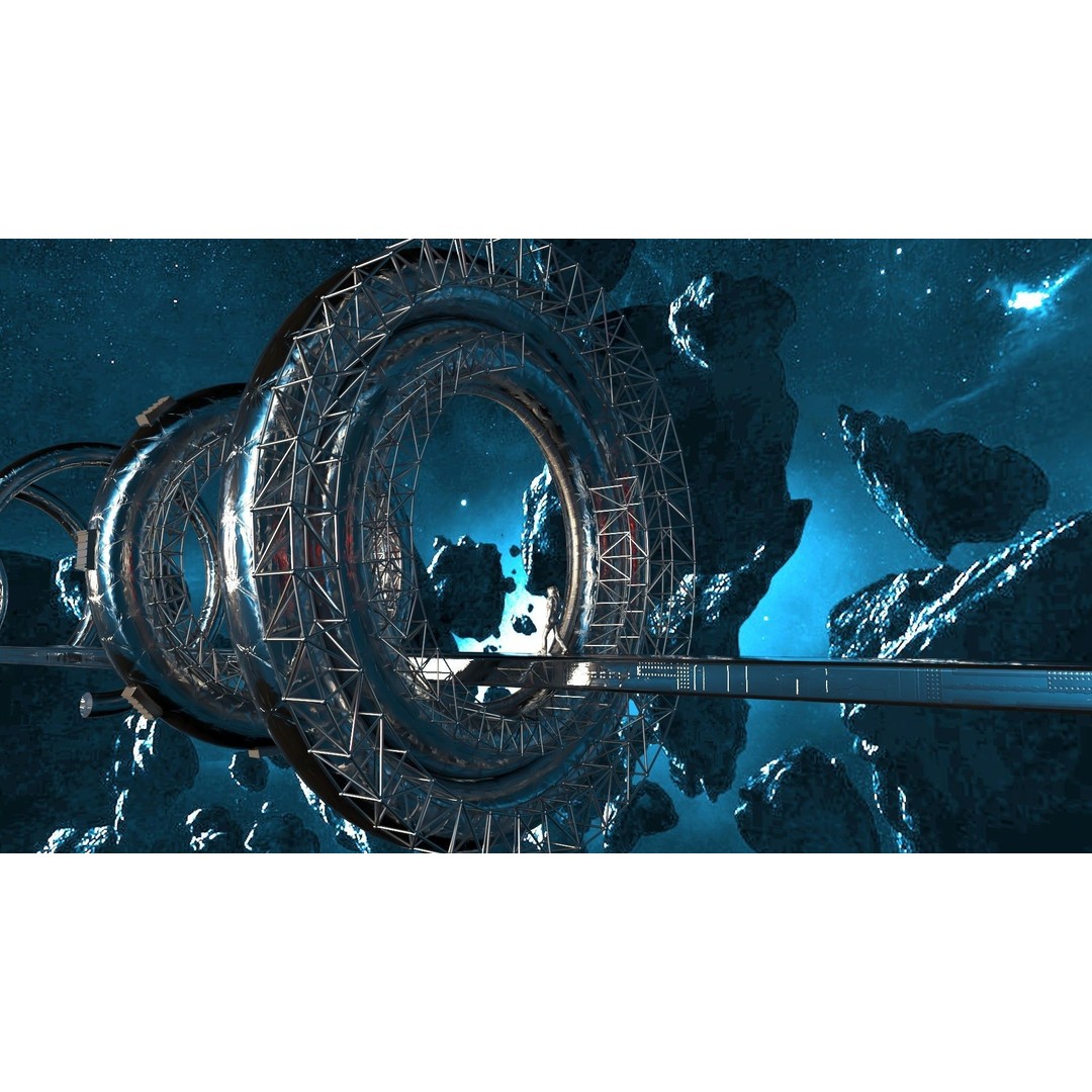 Space Bridge 3D Model – High Poly Sci-Fi Asset, FBX, OBJ - View 4