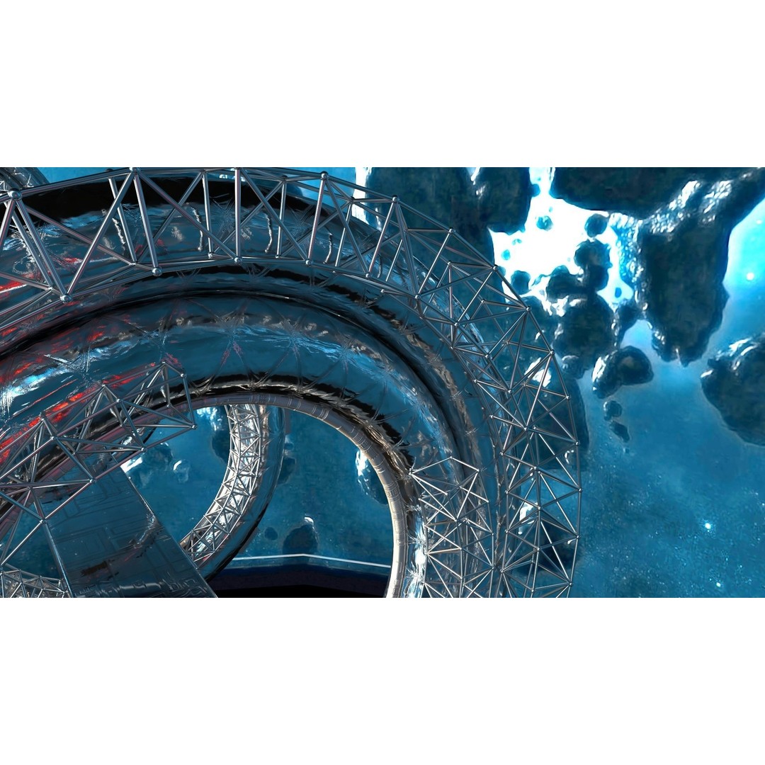Space Bridge 3D Model – High Poly Sci-Fi Asset, FBX, OBJ - View 5