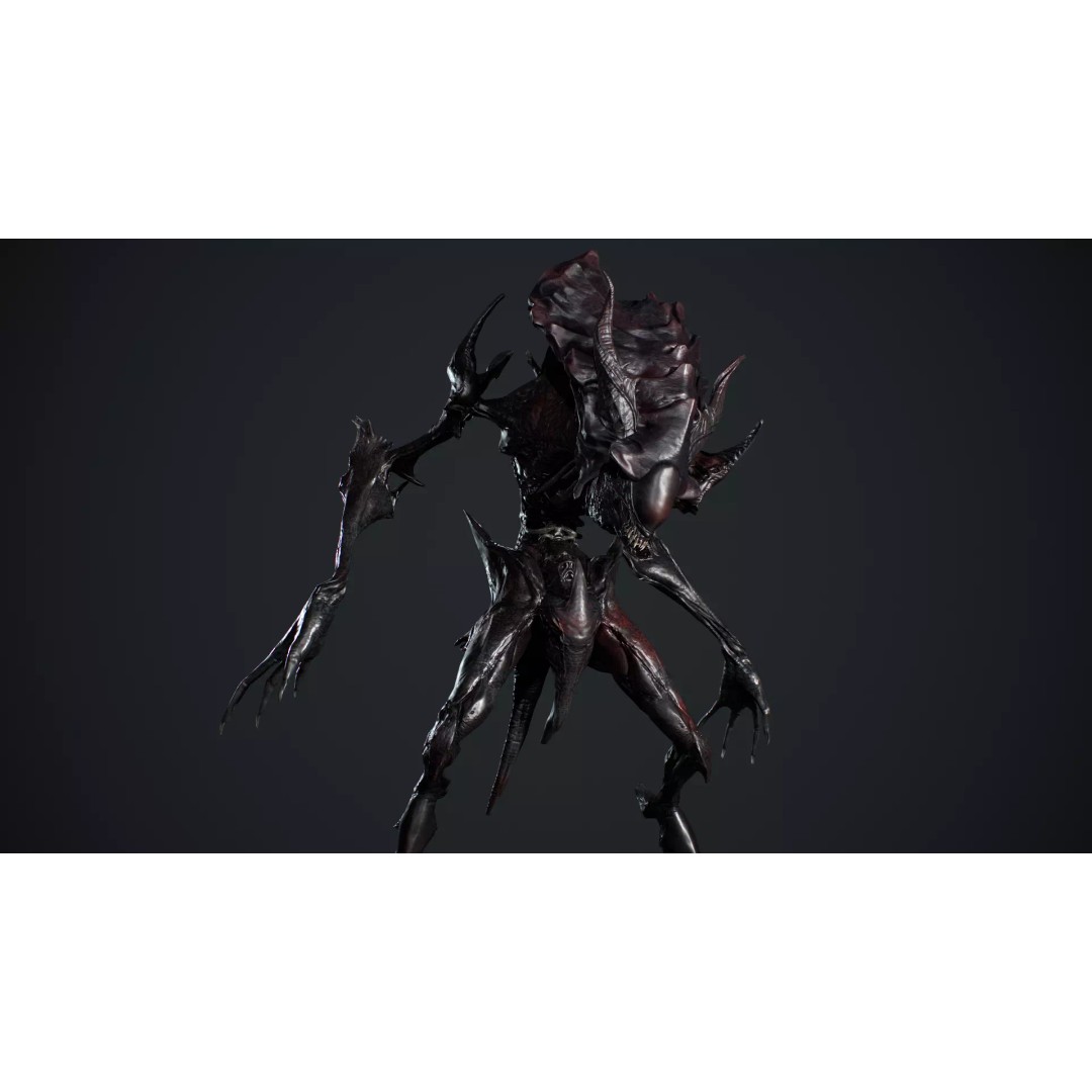 Alien Monster 6 3D Model – Low Poly Rigged Character with Animations - View 15