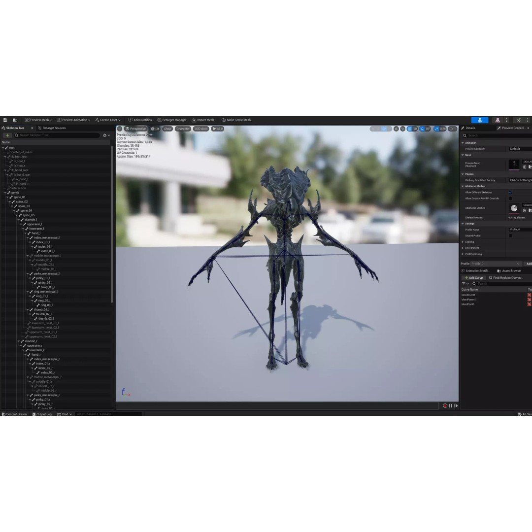Alien Monster 6 3D Model – Low Poly Rigged Character with Animations - View 31
