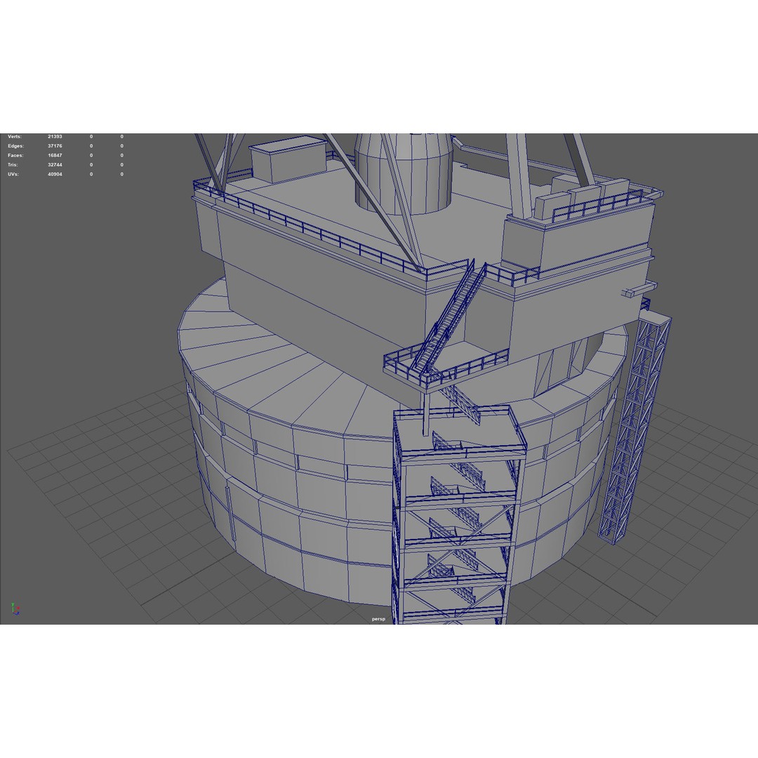Deep Space Network Antenna 3D Model – Low Poly PBR Game Asset, FBX - View 10