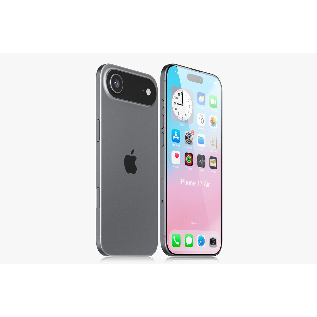 Apple iPhone 17 3D Model – Realistic Smartphone Asset, PBR, Multiple Formats - View 20