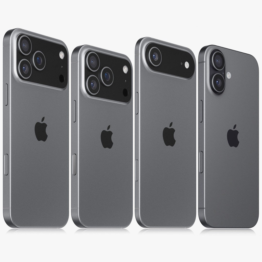 Apple iPhone 17 3D Model – Realistic Smartphone Asset, PBR, Multiple Formats - View 3