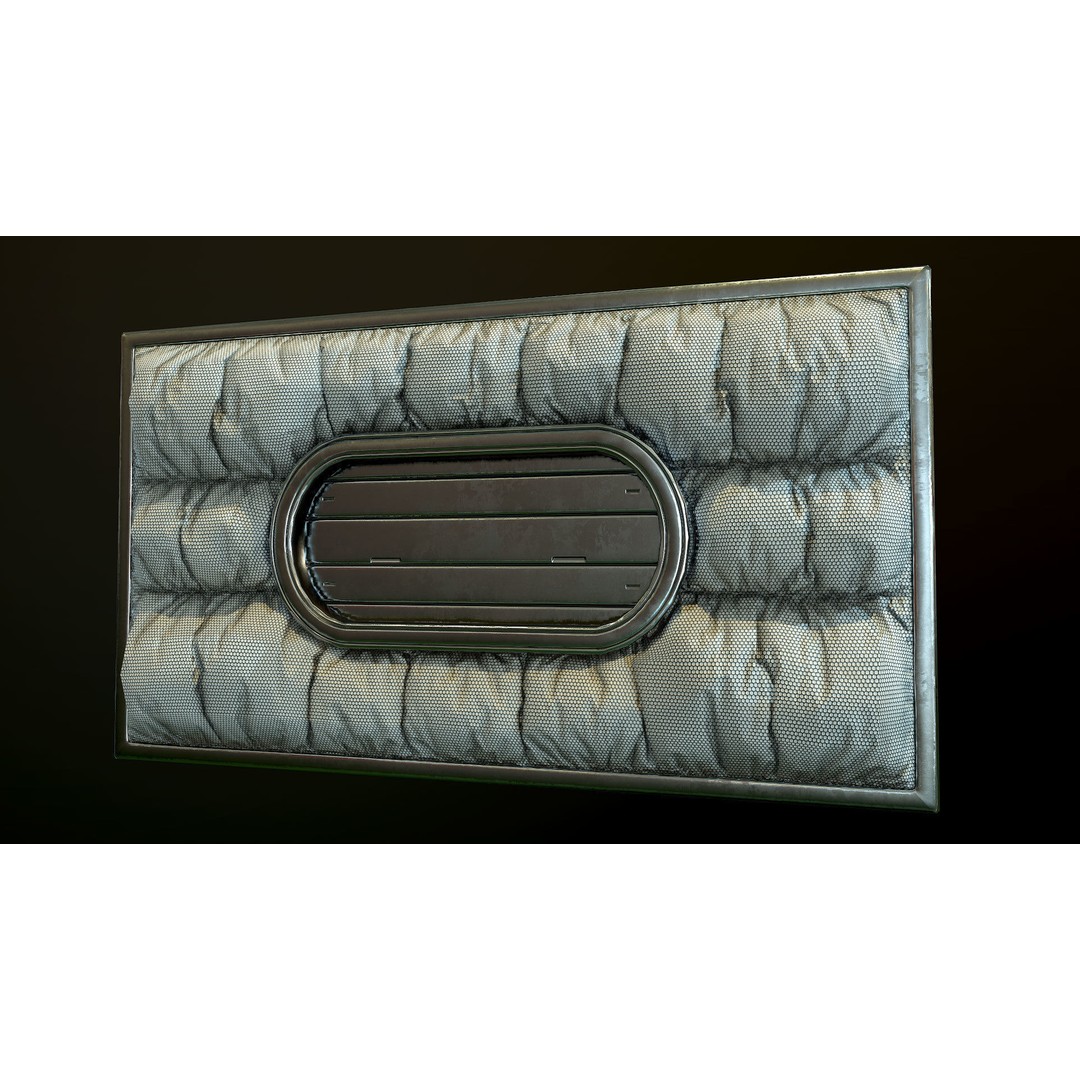 Modular Sci-Fi Corridor 3D Model – Low Poly Game Asset, FBX, PBR Textures - View 15