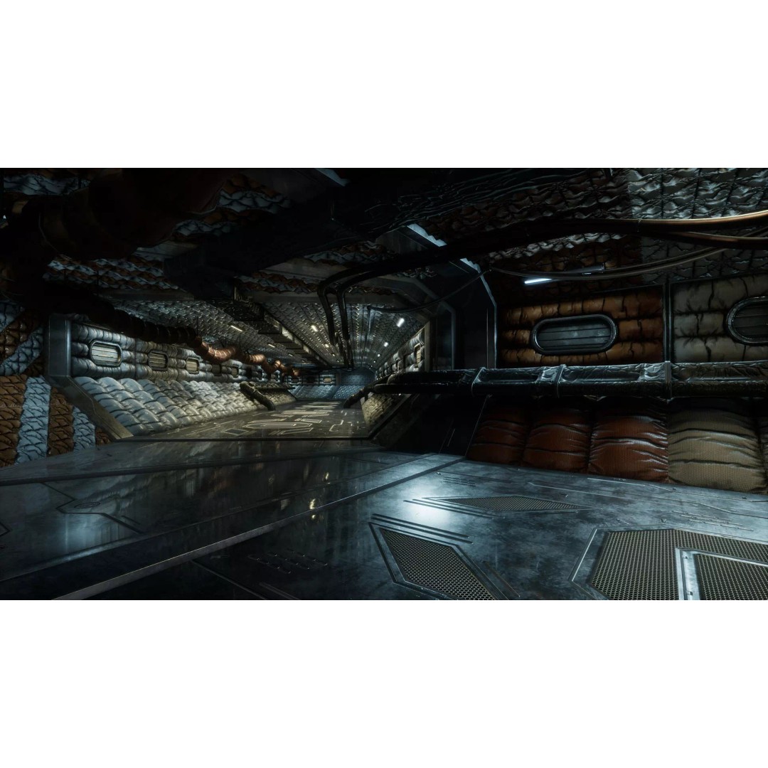 Modular Sci-Fi Corridor 3D Model – Low Poly Game Asset, FBX, PBR Textures - View 2