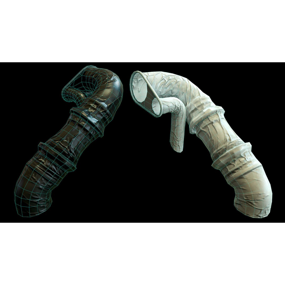 Modular Sci-Fi Corridor 3D Model – Low Poly Game Asset, FBX, PBR Textures - View 22