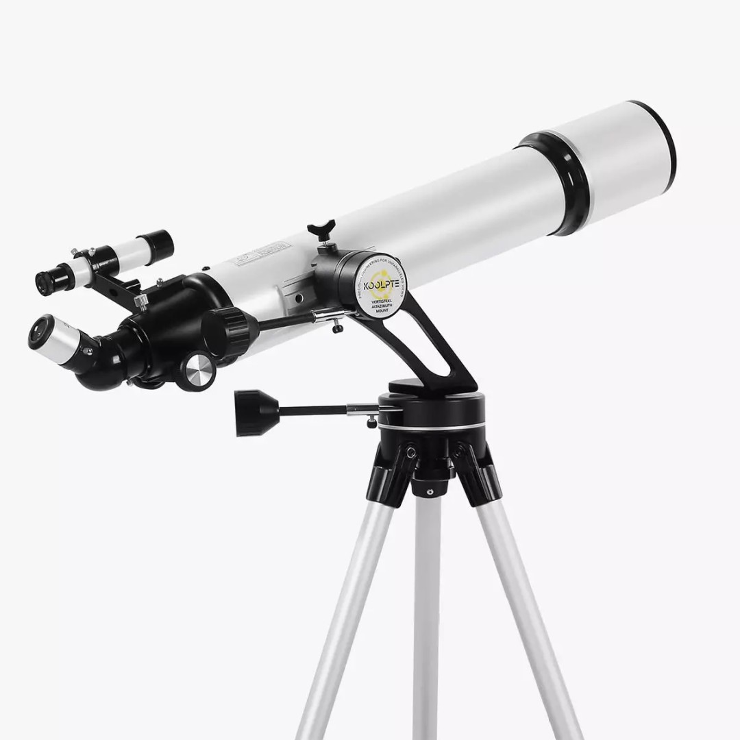 Telescope 3D Model – Low Poly PBR Asset for Games and Education - View 2