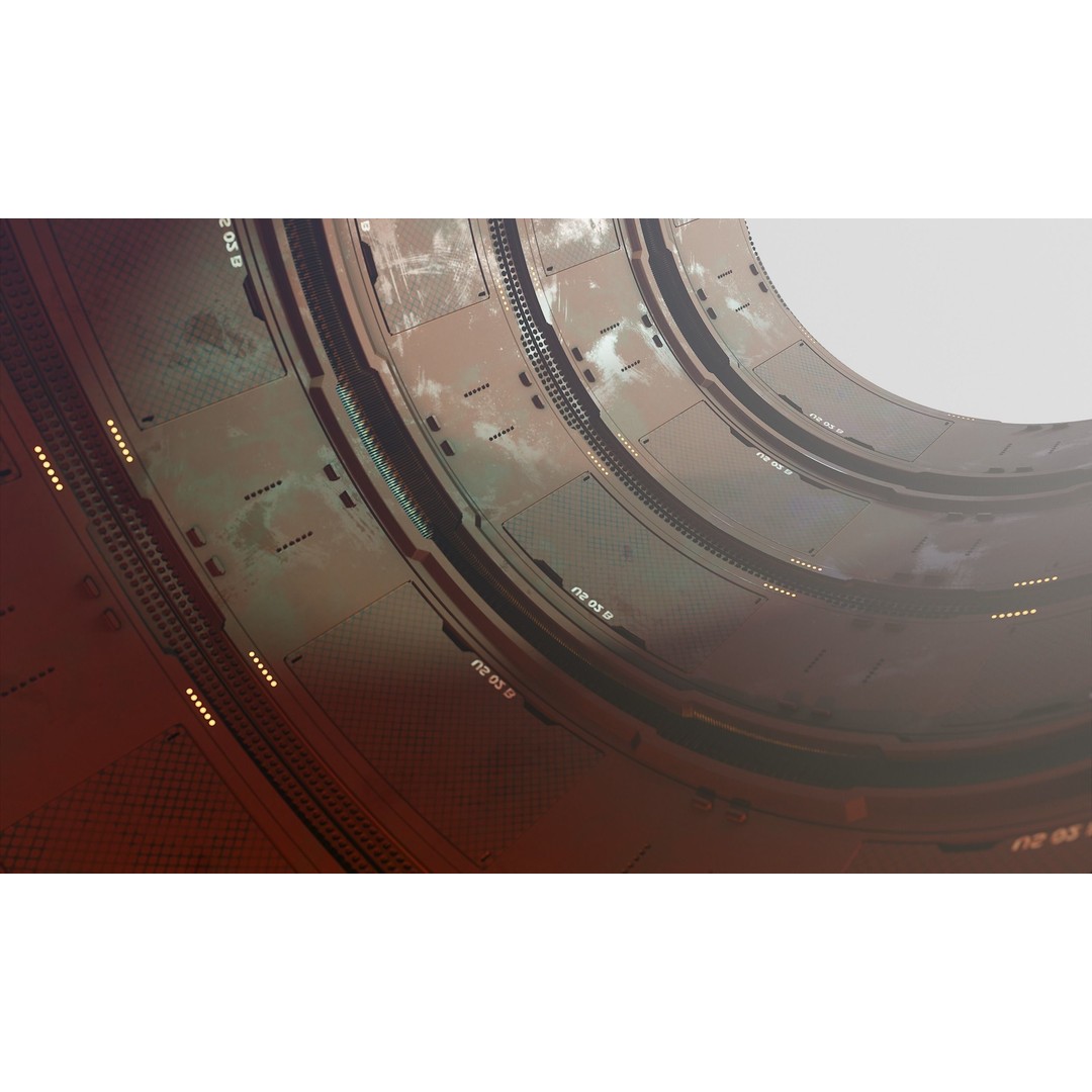 Sci-Fi Materials 3D Model – Hardsurface Collection, 4K PBR Textures - View 7