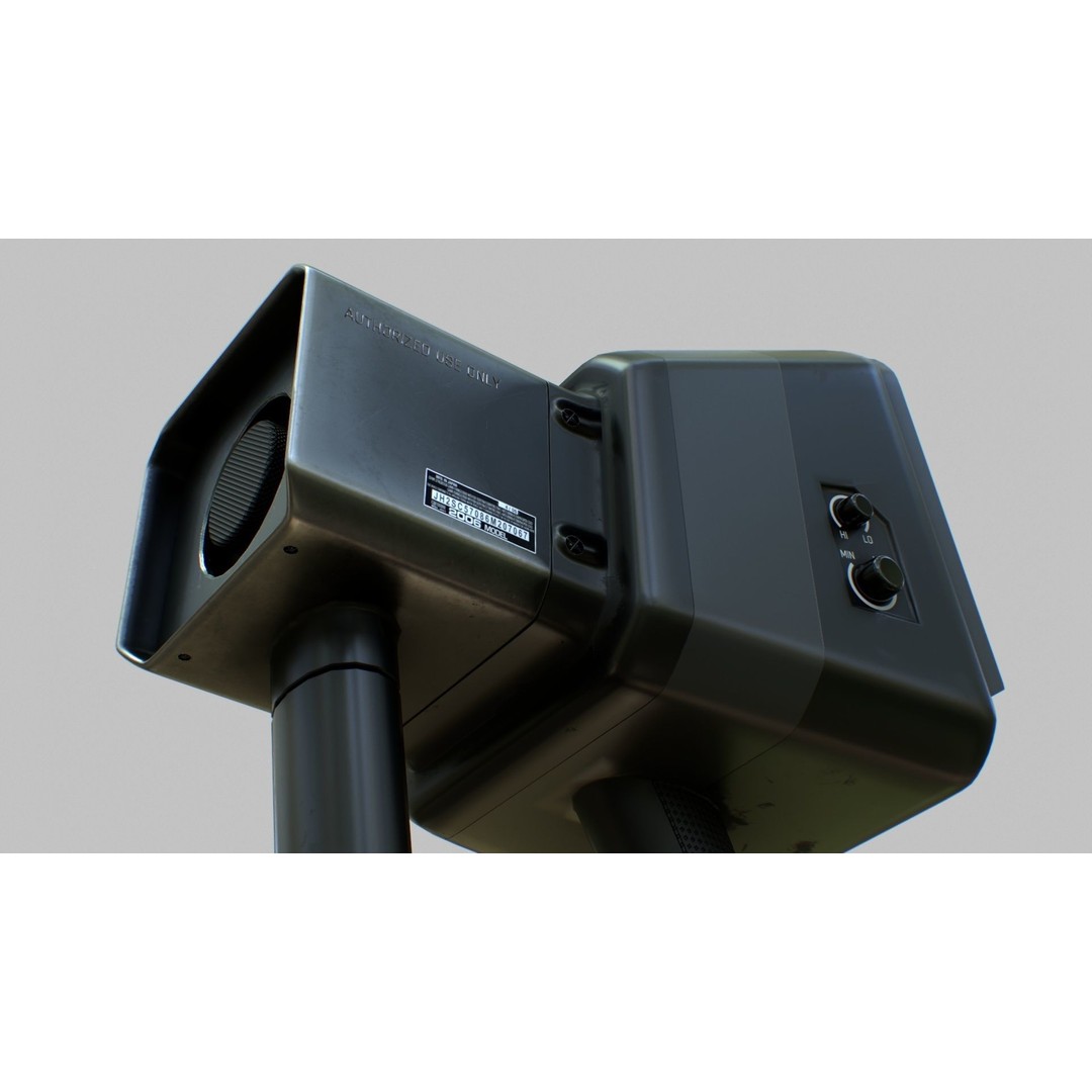 Sci-Fi Portable Scanner 3D Model – Low Poly PBR Asset, FBX, OBJ - View 16