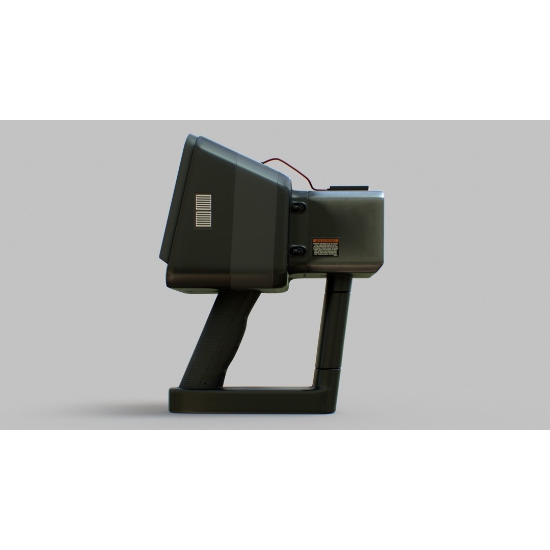 Sci-Fi Portable Scanner 3D Model – Low Poly PBR Asset, FBX, OBJ - View 21