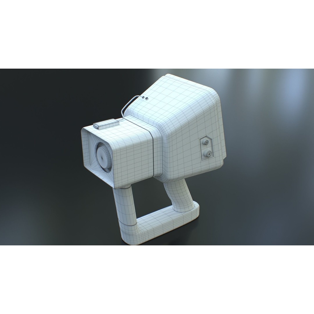 Sci-Fi Portable Scanner 3D Model – Low Poly PBR Asset, FBX, OBJ - View 34