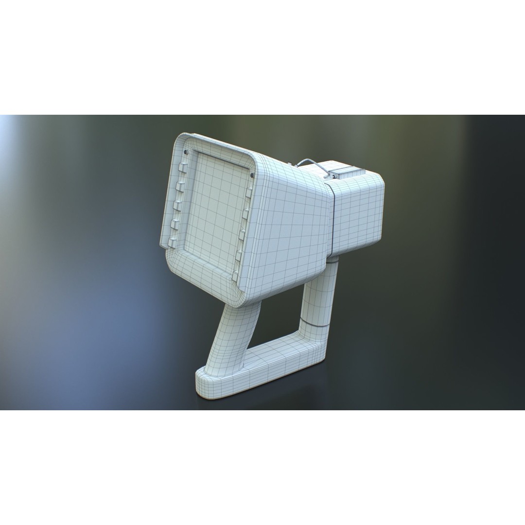 Sci-Fi Portable Scanner 3D Model – Low Poly PBR Asset, FBX, OBJ - View 36