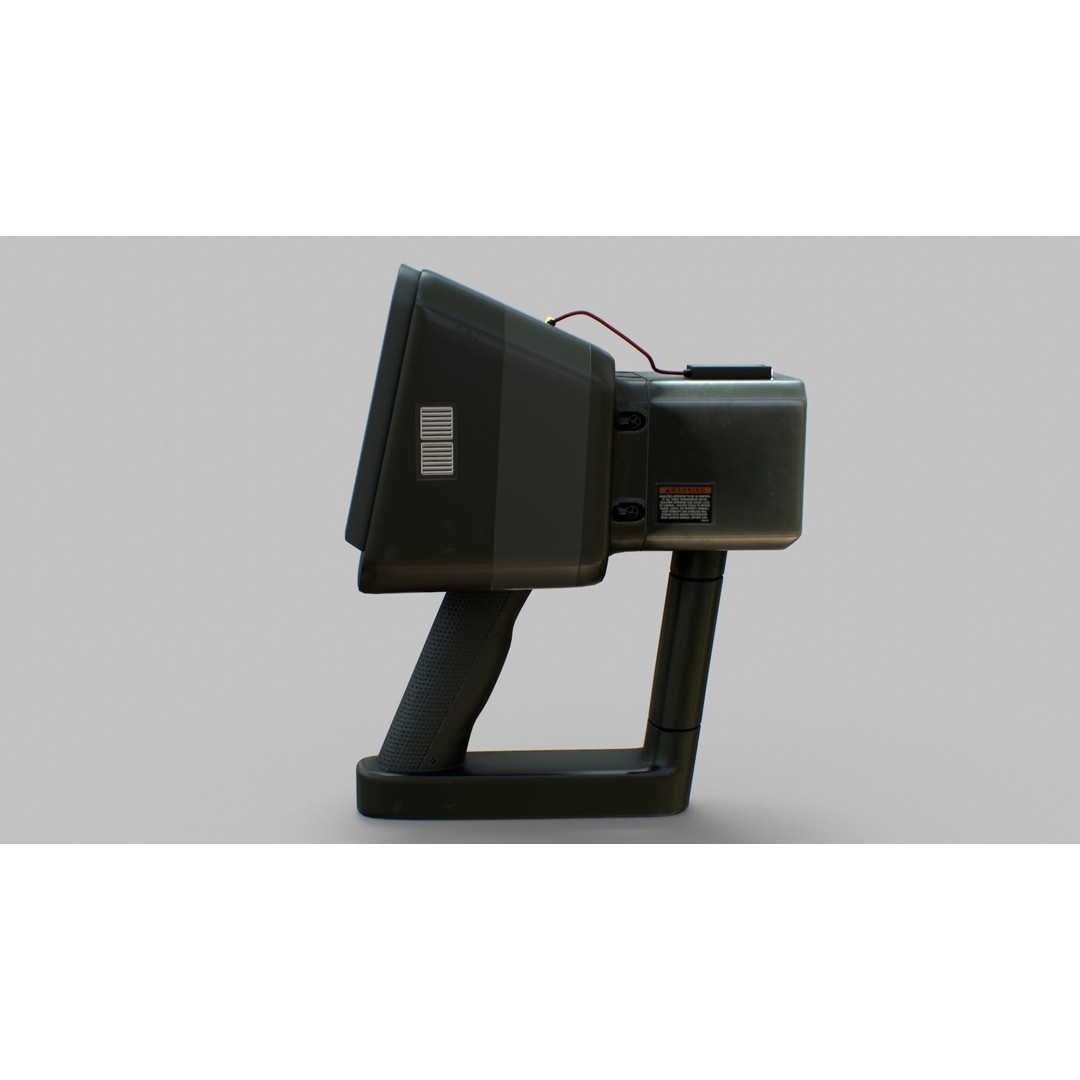 Sci-Fi Portable Scanner 3D Model – Low Poly PBR Asset, FBX, OBJ - View 8